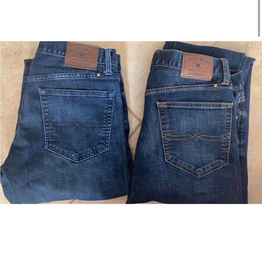 Two Pairs Men’s Lucky brand jeans